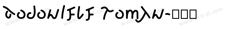 BodoniFLF Roman字体转换